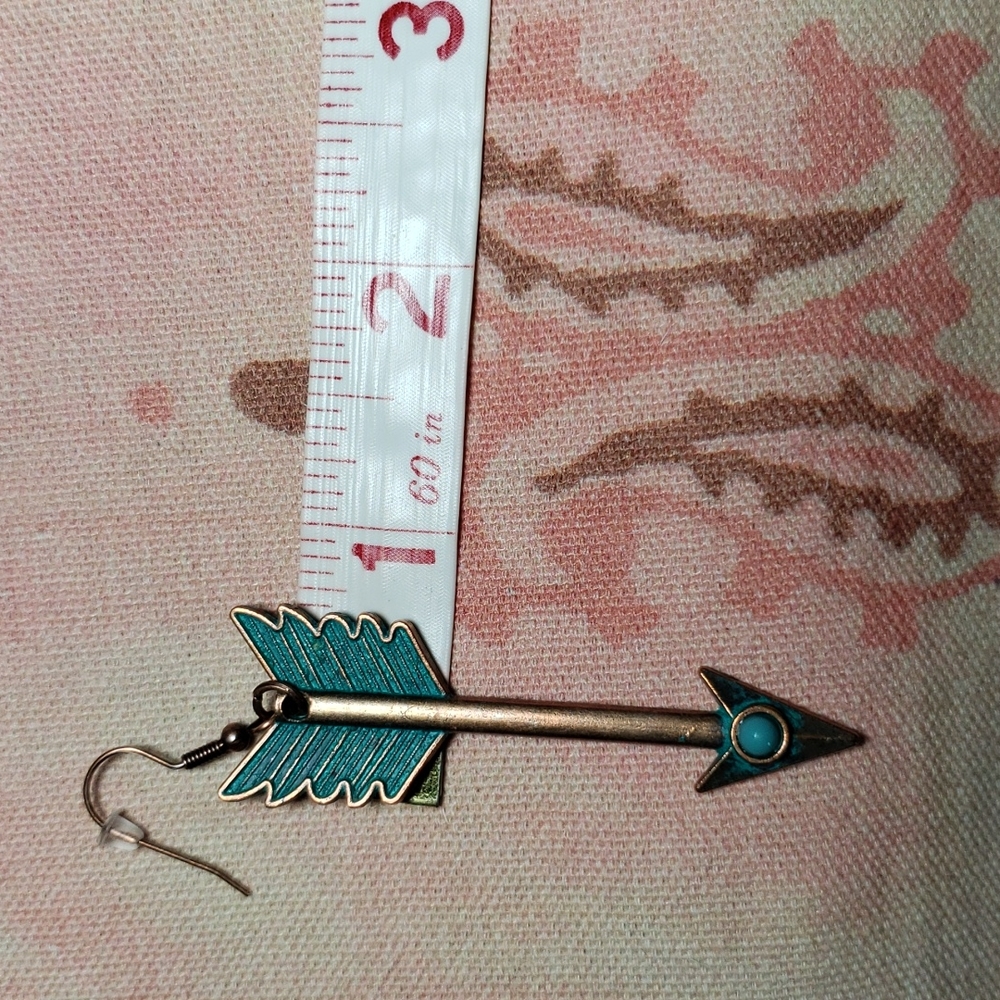 (B) Arrow Earrings Southwestern Western Native American Flechas Boho Cowgirl - Picture 12 of 14
